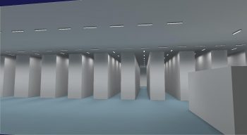 Lichtplanung Industriehalle 3D