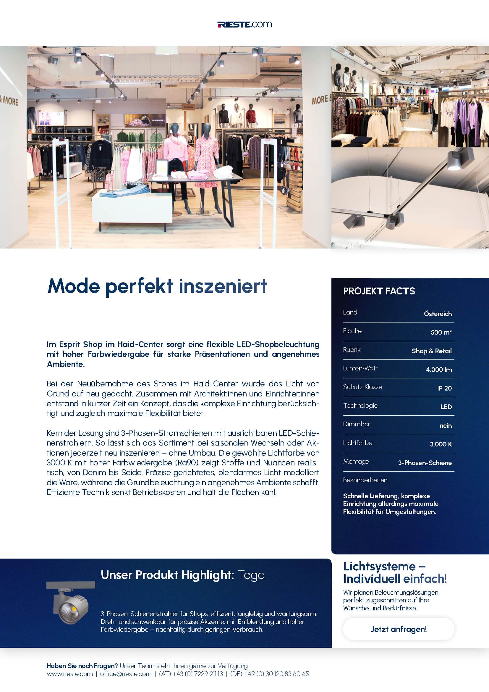 RIESTE-Licht-Referenz-Shopbeleuchtung-Modekette-2025