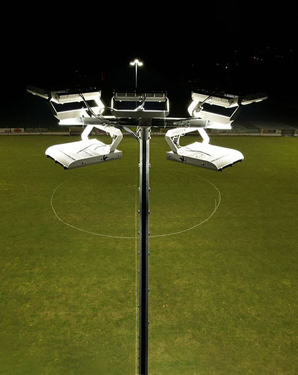 bessere Sicht durch Umrüstung auf LED Fußballplatzbeleuchtung