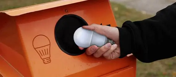LED Lampen entsorgen bei Recyclling-Unternehmen
