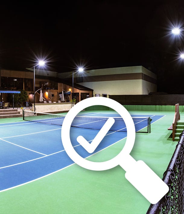 Gesetzliche Anforderungen an Tennisplatzbeleuchtung