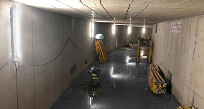 Lichtprojekt Mehr Sicherheit: Notlicht im Tunnel