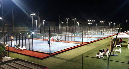 Lichtprojekt Padel Tennis: Normgerechtes Licht